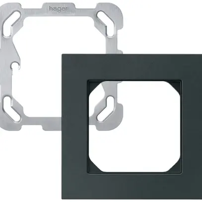 Intestazione INC Hager kallysto.pro 1×1 94×94mm nero 