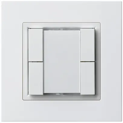 Poussoir multifonction ENC kallysto.pro KNX RF 4× blanc 