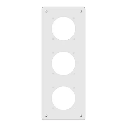 Placca di montaggio FH 3×1 GV 