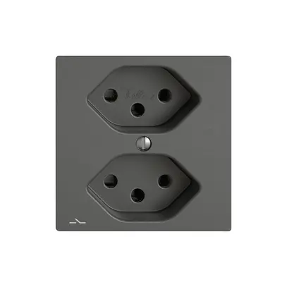 Prise EDIZIO.liv SNAPFIX® 2×T13 1×S grf 
