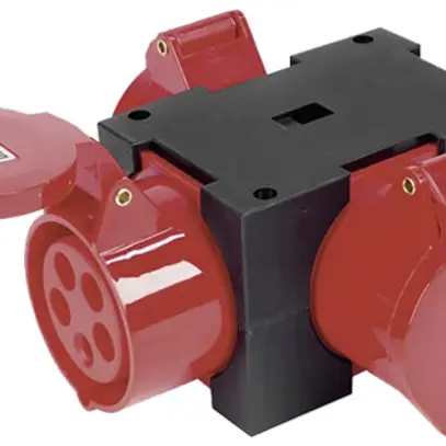 Distributore di corrente A. Steffen 3×CEE 16A 5p 415V CEE 16A IP44 