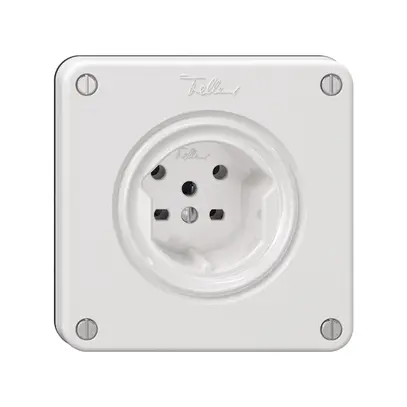 Prise NEVO, 1×T15, blanc 