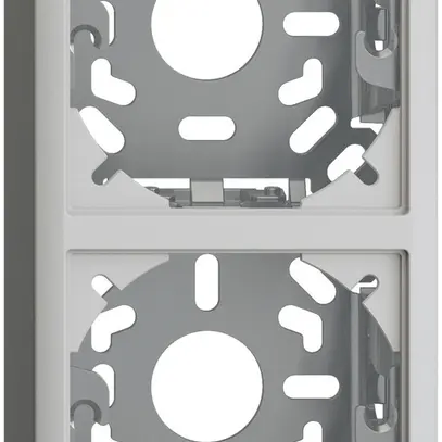 Capot avec plaque de base 2×39mm p.combinaison FX vertical/horizontal gris clair 