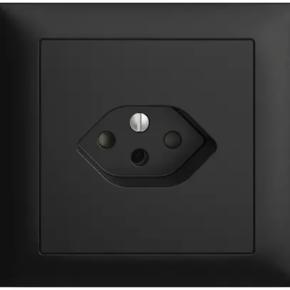 Prise INC EDIZIOdue T13 FKE noir 