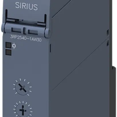 Relè a tempo Siemens SIRIUS 3RP25 12…240VUC 1C rc 0.05…600s a vite 