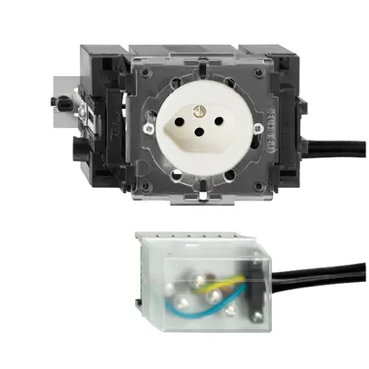 EB-Steckdose FH T13 L3 weiss 49…69mm für Flachkabel Powerbus 