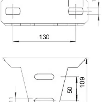 Placca di testa Bettermann per gambo US 5 zinc.a fuoco 