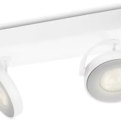 Plafonnier LED CLOCKWORK 2×4W, 2700K, 560lm, 50°, blanc 