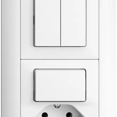 UP-Kombination EDIZIOdue 1/1P+3/T13 weiss 