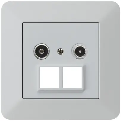 Presa multimedia INC kallysto.trend R/TV 14dB 2GHz grigio chiaro 