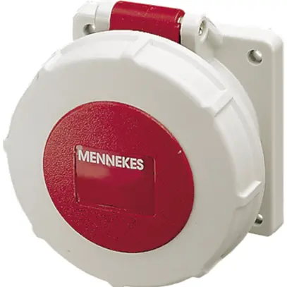 Presa INS Mennekes 32A 3LNPE rosso 