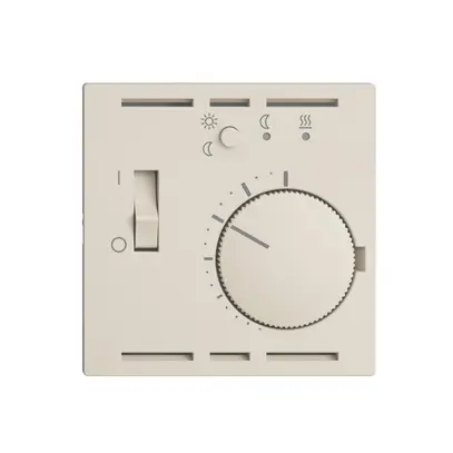 Termostato ambiente INC EDIZIOdue crema, con sonda e orologio 