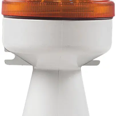 Klaxon avec signal lum.Grothe 240VAC 5W gris clair-ora WL 63 