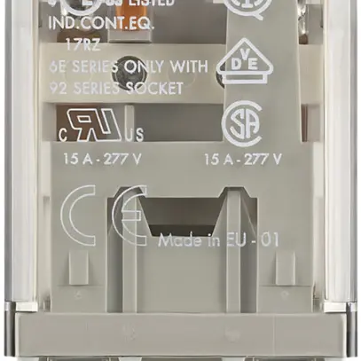 Relè di potenza innestabile Finder 62, 2Ch 16A/230VAC AgCdO SELV 