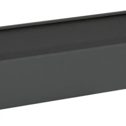 Socle Hager univers 100×800×275mm pour armoire FR noir RAL 9005 