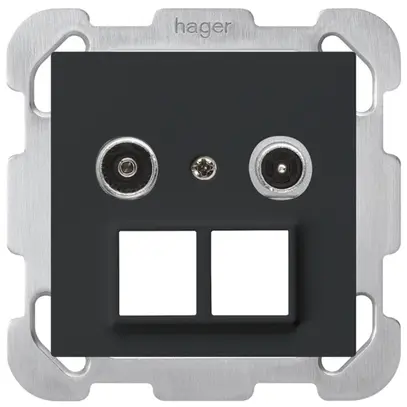 Presa multimedia INC kallysto R/TV montaggio B 10.5dB 2GHz nero 