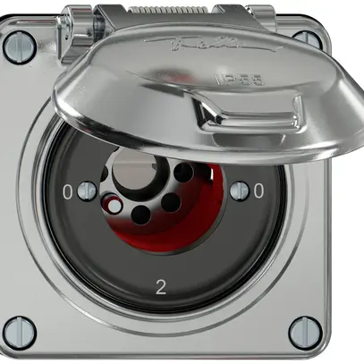 Interruttore a chiave ELEMENT SNAPFIX® 2/1L coperchio 16A 400V 0-1-0-2 all 