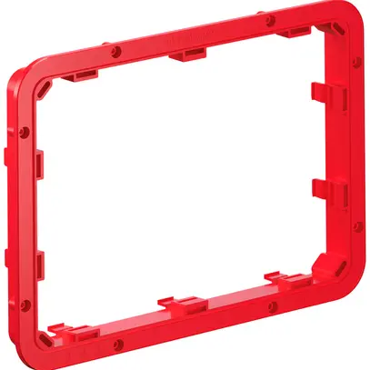 Cadre de rehausse  MORACH 25mm pour boîte de coffrage 290×220mm rouge 