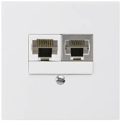 Scatola INC kallysto 2×RJ45s+u separato bianco 
