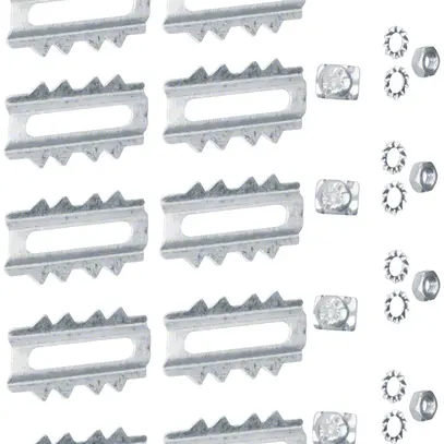 Giunto tehalit per 127302152 zincato, 10 pezzi 
