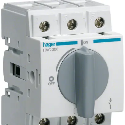 Interruttore sezionatore Hager HAC306 3L 63A 