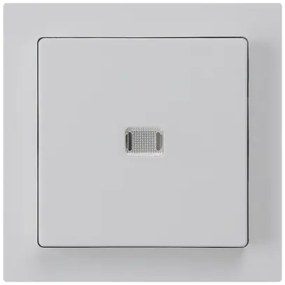 Contact à poussoir lumineux ENC kallysto AR/2P gris clair 