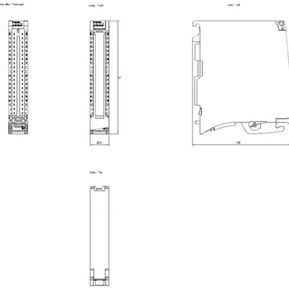Modulo d'ingresso PLC Siemens SIMATIC S7-1500 DI 32×24VDC BA 