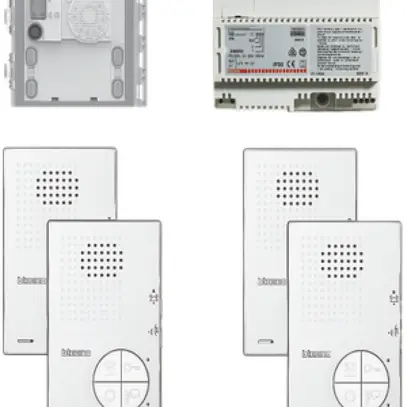 Kit de départ audio Sfera 4 postes intérieur 