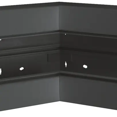 Angolo interno Hager BR 65×170mm coperchio 80mm nero 