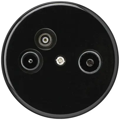 Presa d'antenna INC TV-R-dati basico A 19dB nero 