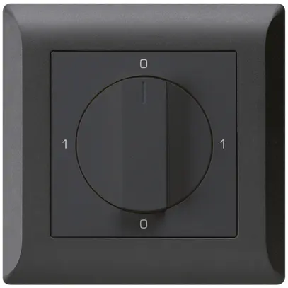 Interrupteur rotatif ENC kallysto.line 0/3L noir avec manette 