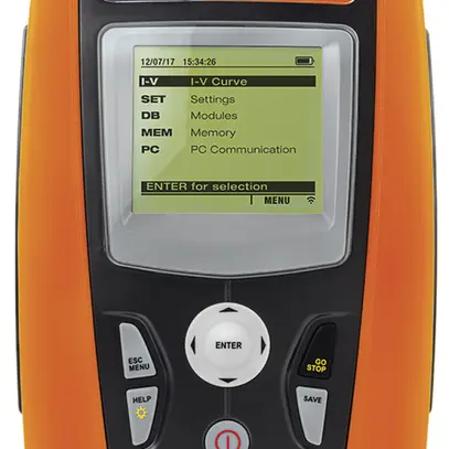 Analizzatore prestazioni di picco/curve caratteristiche I-U Optec 
