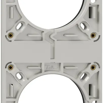 Intestazione NUP Feller NEVO, 2×1, per apparecchi N.CO, grigio chiaro 