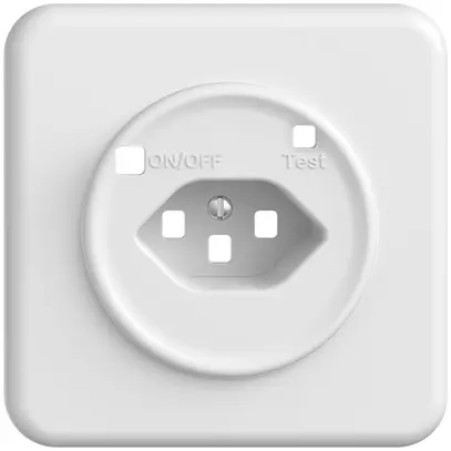 Kit frontale STANDARDdue per presa QI T23, bianco, con shutter 