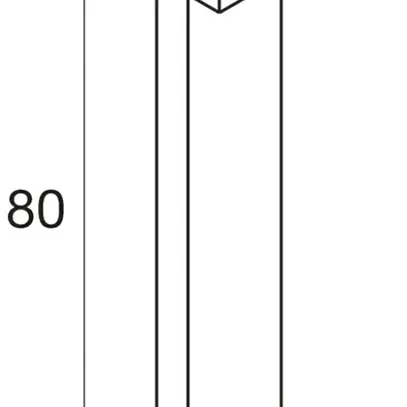 Luminaire bollard LED SLV L-LINE 80 7W 530lm 3000/4000K IP65 anthracite 