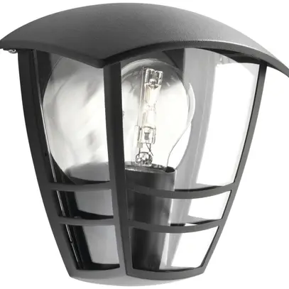Applique Creek 60W E27 IP44 nero 
