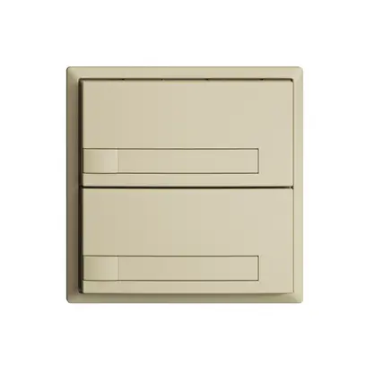 Pulsante KNX RGB EDUE, 250mW, s.LED, c.inserto carta, 2×pulsante, 1×tasto, van 