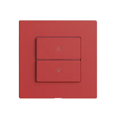 Abdeckset zu Storenschalter 1K/2T Edue Wiser berry 