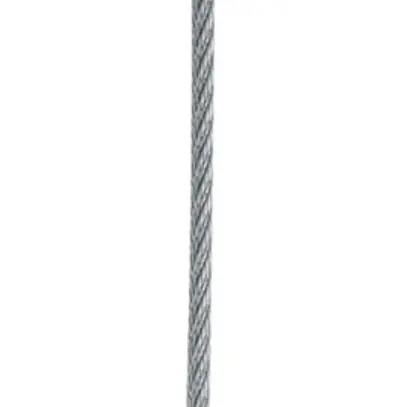 Décroche de câble métallique 3m, argent 