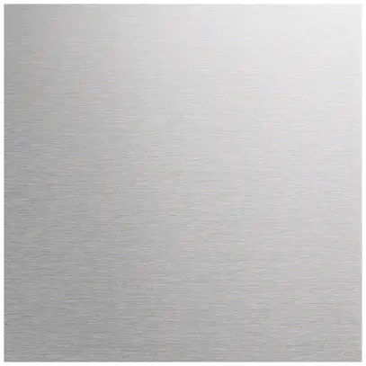 Cache Hager elcom.modesta 2-fils pour interphone, acier fin 