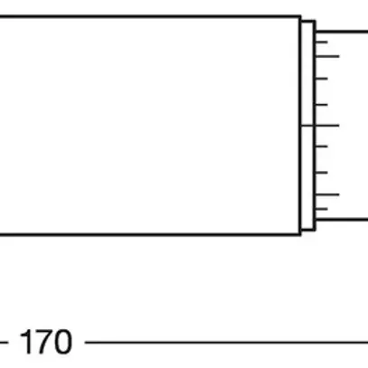Lampada LED LEDVANCE DULUX LED D/E26 G24q-3 10W 1100lm 840 169.8mm opaco 120° 