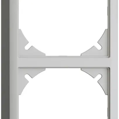 Cappa EDIZIOdue 39mm I-I grigio chiaro per combinazione verticale/orizzontale 