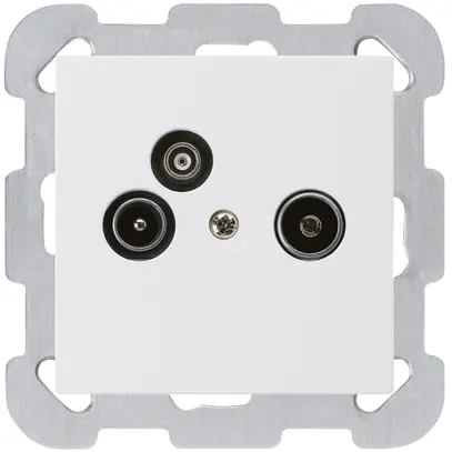 Prise d'antenne ENC R/TV-données kallysto B 19dB blanc 