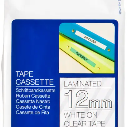 Cassetta nastro Brother TZe-135 12mm×8m, tr-bianco 