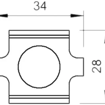 Raccordo punto di giunzione Bettermann c.vite M6×20 p.canale a griglia Zn-cal-im 