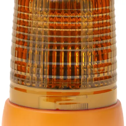 Lampada rotante 40W E14 arancione 230VAC 