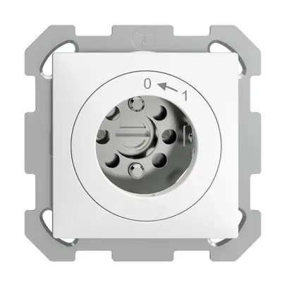 Contatto rotativo INC 0<-1/2P EDIZIOdue bianco per serrat. senza cil. 