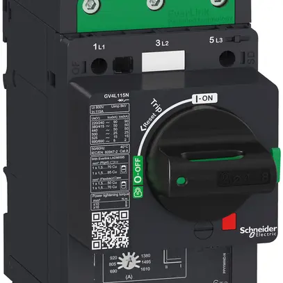 Salvamotore Tesys GV4L25B, 25A, magnetica, 25KA 