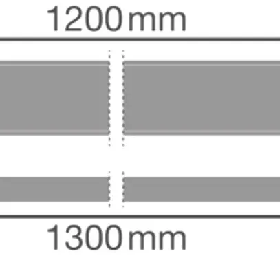 Barra di supporto LEDVANCE LINEAR INDIVILED alluminio 1300mm nero 