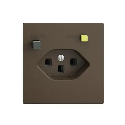 Prise ENC EDIZIOdue T23 FI 30mA F, coffee 